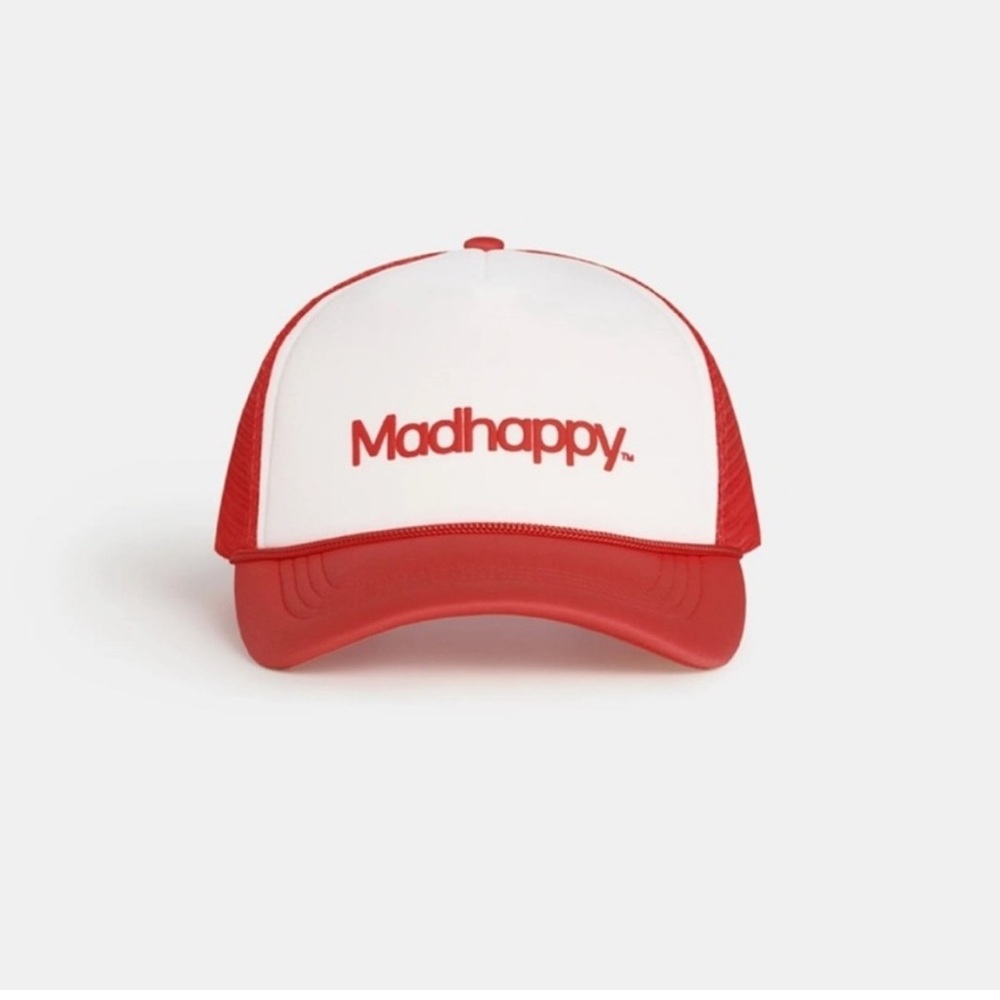 Madhappy Classic Foam Trucker Hat in Roses